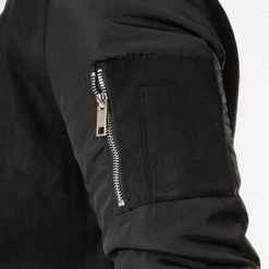 Offres 💯 Bomber Suédine BB007 Noir de Frilivin 🥰 -Promos Frilivin Magasin frilivin 134002 bb007 1 black 20180903T141426 04