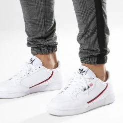 Bon marché 🌟 Pantalon Jogging Slim Fit A Carreaux Avec Bandes 1332 Gris Anthracite de Frilivin 🔥 -Promos Frilivin Magasin frilivin 148353 1332 BLACK SQUARE 20180723T152756 04