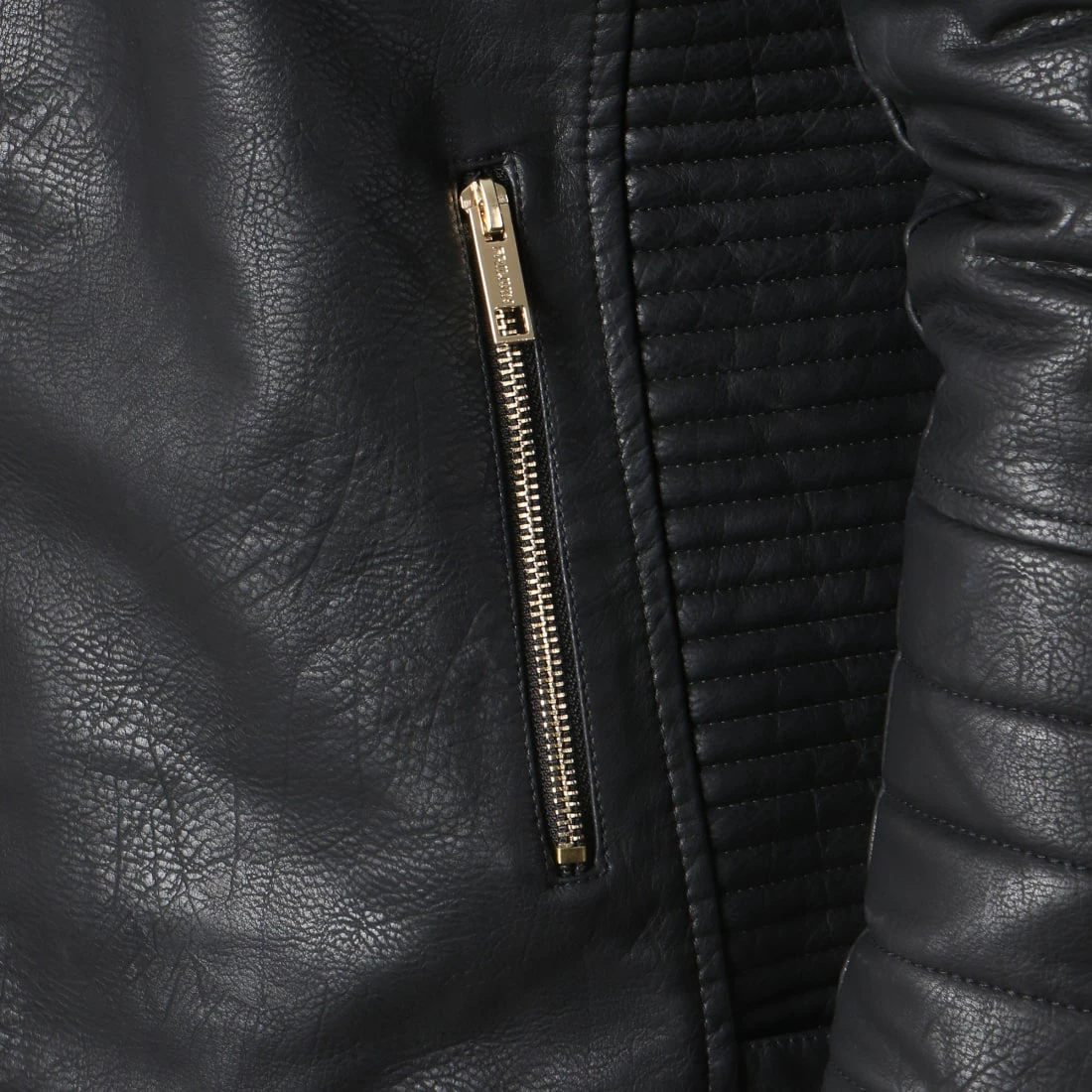 Coupon 🤩 Veste Biker SK011 Noir Doré de Frilivin 🔥 6 Coupon 🤩 Veste Biker SK011 Noir Doré de Frilivin 🔥 – Image 4