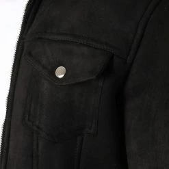 De gros 😀 Veste Zippée Suédine Col Mouton QQ515 Noir de Frilivin 🤩 -Promos Frilivin Magasin frilivin 156604 QQ515 1 20180928T115825 03