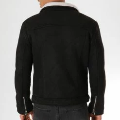 De gros 😀 Veste Zippée Suédine Col Mouton QQ515 Noir de Frilivin 🤩 -Promos Frilivin Magasin frilivin 156604 QQ515 1 20180928T115828 05