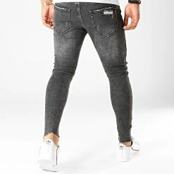 Vente flash 🧨 Jean Super Skinny Fit VJ215 Gris Anthracite de Frilivin ⌛ -Promos Frilivin Magasin frilivin 187491 VJ215 1 20190628T155849 05