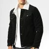 Remise 💯 Veste Super Slim Fit Velours Col Mouton QQ536 Noir de Frilivin ❤️ -Promos Frilivin Magasin frilivin 193121 QQ536 1 20190819T135119 01