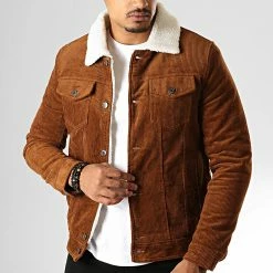 Sortie ✨ Veste Super Slim Fit Velours Col Mouton QQ536 Camel de Frilivin 🎉 -Promos Frilivin Magasin frilivin 193125 QQ536 10 20190814T100811 04