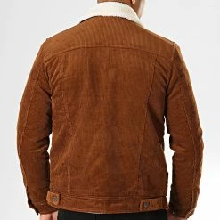 Sortie ✨ Veste Super Slim Fit Velours Col Mouton QQ536 Camel de Frilivin 🎉 -Promos Frilivin Magasin frilivin 193125 QQ536 10 20190814T100812 05