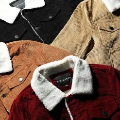 Sortie ✨ Veste Super Slim Fit Velours Col Mouton QQ536 Camel de Frilivin 🎉 -Promos Frilivin Magasin frilivin 193125 QQ536 10 20201103T093513 05