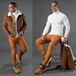 Sortie ✨ Veste Super Slim Fit Velours Col Mouton QQ536 Camel de Frilivin 🎉 -Promos Frilivin Magasin frilivin 193125 QQ536 10 20201201T120957 05