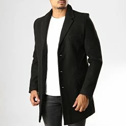 De gros 🥰 Manteau HP012 Noir de Frilivin 👏