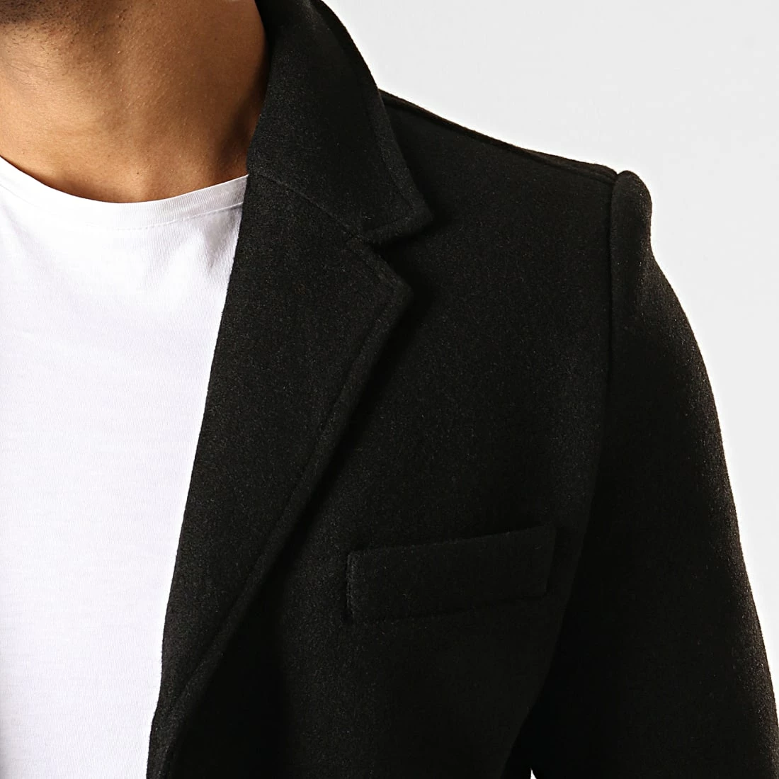 De gros 🥰 Manteau HP012 Noir de Frilivin 👏 4 De gros 🥰 Manteau HP012 Noir de Frilivin 👏 – Image 2