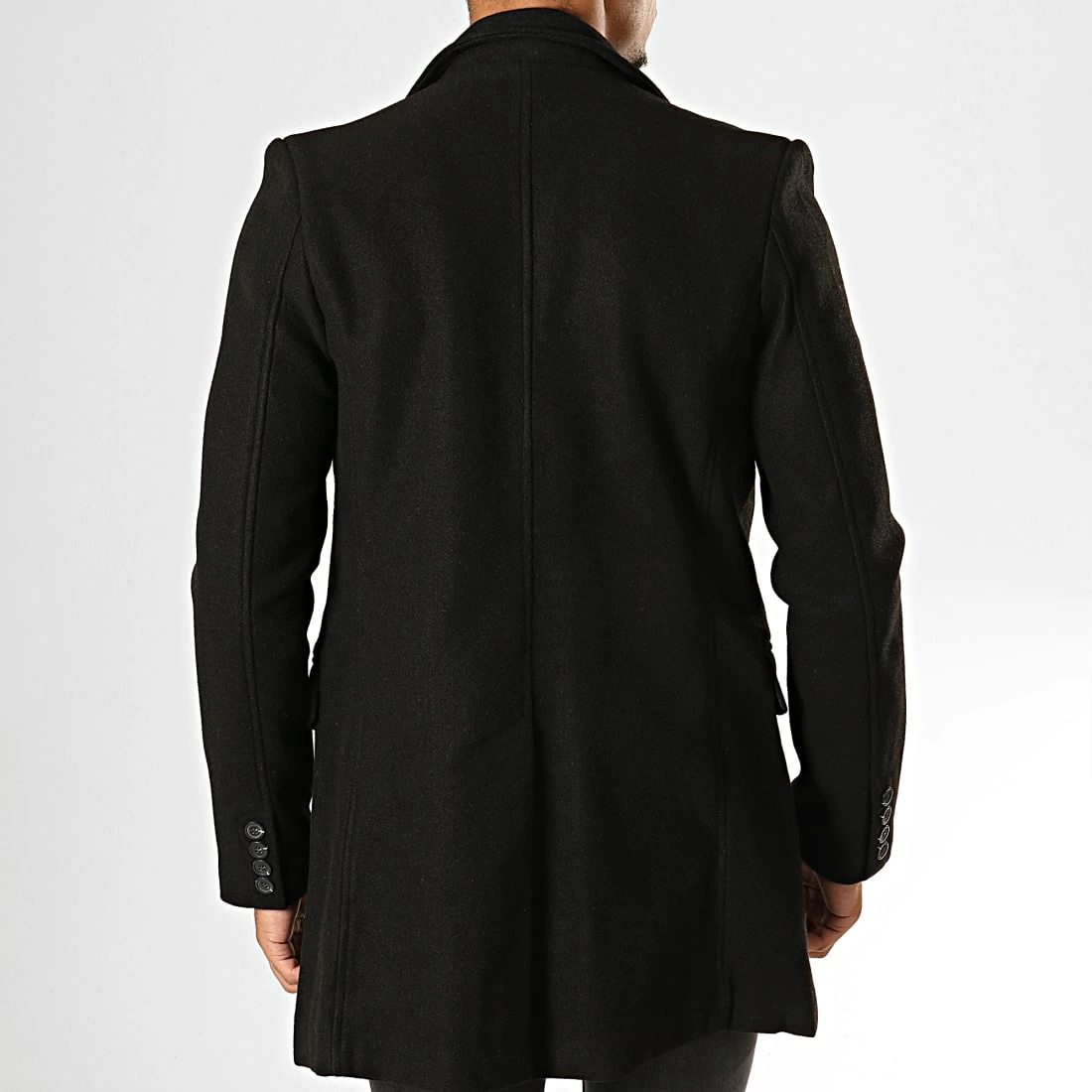 De gros 🥰 Manteau HP012 Noir de Frilivin 👏 6 De gros 🥰 Manteau HP012 Noir de Frilivin 👏 – Image 4