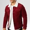 Offres 🥰 Veste Super Slim Fit Velours Col Mouton QQ536 Bordeaux de Frilivin 😀 1 Offres 🥰 Veste Super Slim Fit Velours Col Mouton QQ536 Bordeaux de Frilivin 😀 -Promos Frilivin Magasin frilivin 193266 QQ536 6 20190813T143126 01