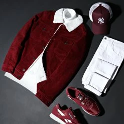 Offres 🥰 Veste Super Slim Fit Velours Col Mouton QQ536 Bordeaux de Frilivin 😀 11 Offres 🥰 Veste Super Slim Fit Velours Col Mouton QQ536 Bordeaux de Frilivin 😀 -Promos Frilivin Magasin frilivin 193266 QQ536 6 TPDT 20201110T135134 06