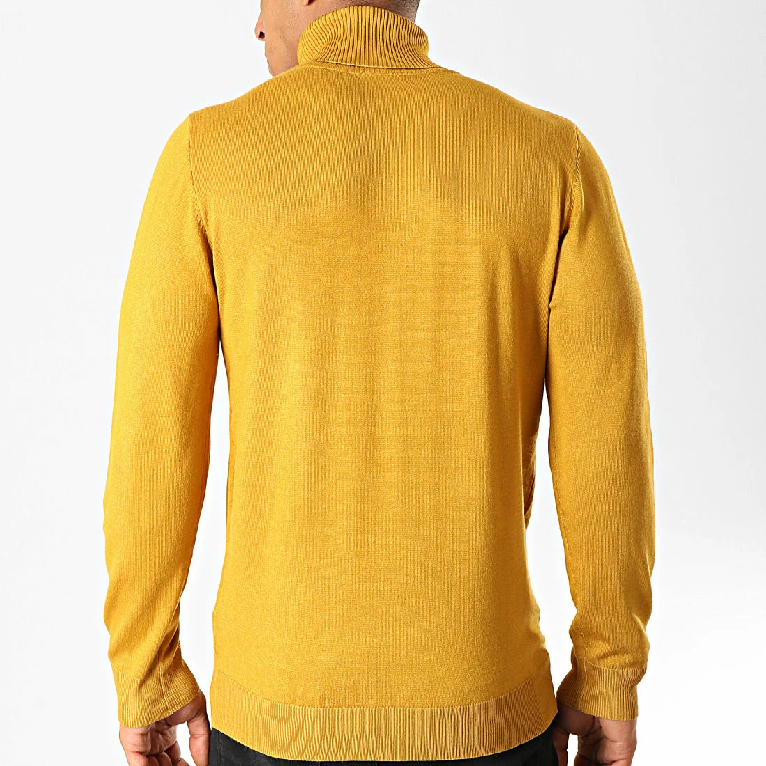 Meilleure affaire 🎁 Pull Col Roulé M008 Jaune Moutarde de Frilivin 🌟 6 Meilleure affaire 🎁 Pull Col Roulé M008 Jaune Moutarde de Frilivin 🌟 – Image 5