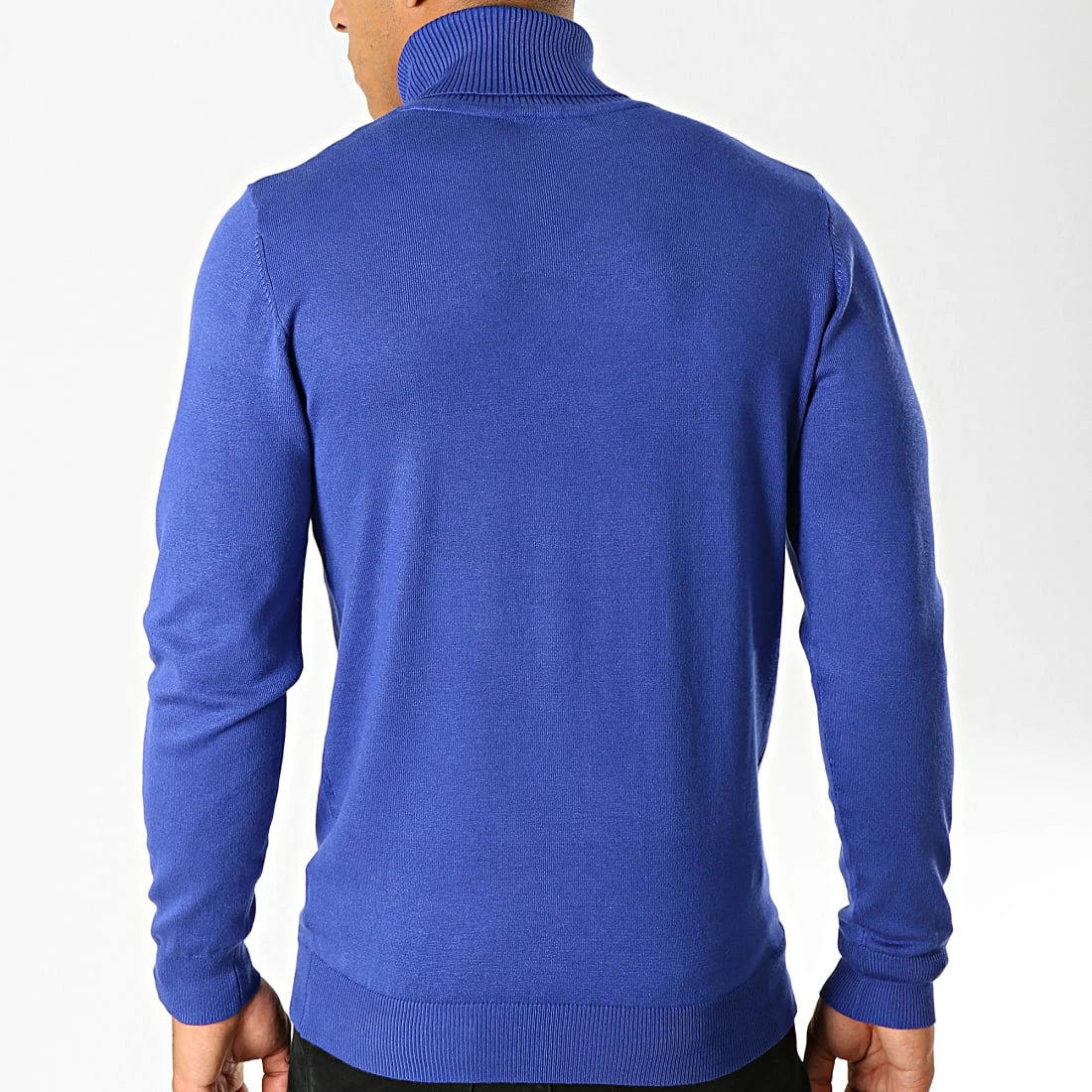 Acheter ⭐ Pull Col Roulé M009 Bleu Roi de Frilivin 😀 7 Acheter ⭐ Pull Col Roulé M009 Bleu Roi de Frilivin 😀 – Image 5