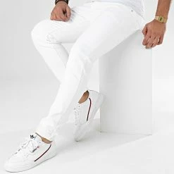 Bon marché 🔔 Jean Slim JK903 Blanc de Frilivin 🎁 -Promos Frilivin Magasin frilivin 205067 JK 903 20191202T093525 03