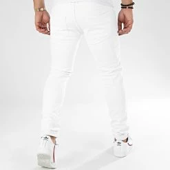 Bon marché 🔔 Jean Slim JK903 Blanc de Frilivin 🎁 -Promos Frilivin Magasin frilivin 205067 JK 903 20191202T093529 04