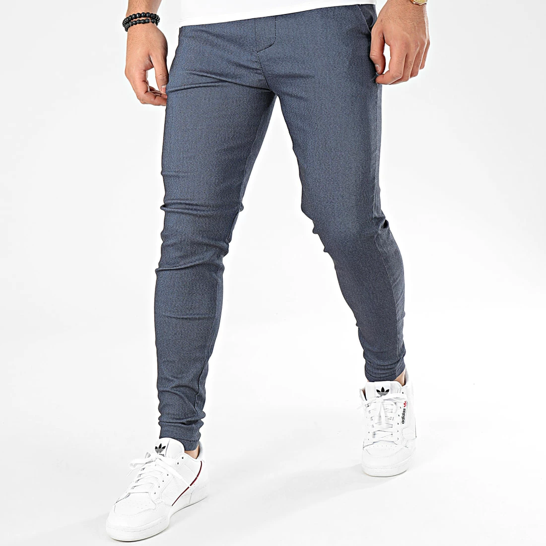 De gros 😀 Pantalon Chino 1676 Bleu Chiné de Frilivin 😉 3 De gros 😀 Pantalon Chino 1676 Bleu Chiné de Frilivin 😉