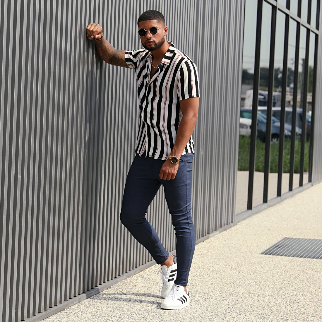 De gros 😀 Pantalon Chino 1676 Bleu Chiné de Frilivin 😉 8 De gros 😀 Pantalon Chino 1676 Bleu Chiné de Frilivin 😉 – Image 6