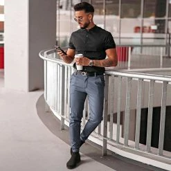 De gros 😀 Pantalon Chino 1676 Bleu Chiné de Frilivin 😉 15 De gros 😀 Pantalon Chino 1676 Bleu Chiné de Frilivin 😉 -Promos Frilivin Magasin frilivin 205097 FAB 1676 BLEU TPDT 20210512T093828 07