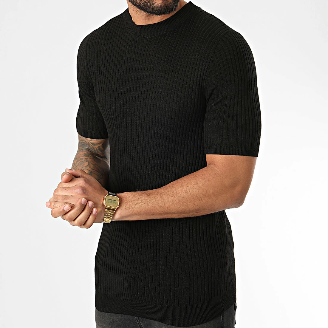 Meilleur prix 😀 Tee 👚 Shirt FA3001 Noir de Frilivin 😀 5 Meilleur prix 😀 Tee 👚 Shirt FA3001 Noir de Frilivin 😀 – Image 3