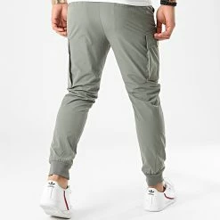 Offres 🎁 Pantalon Jogging P3206 Vert Kaki Réfléchissant de Frilivin ✔️ -Promos Frilivin Magasin frilivin 210161 P3206 GREEN 20200130T143708 04