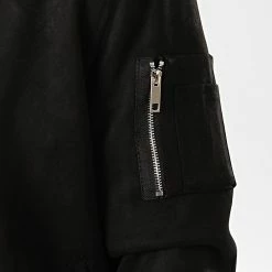 Meilleure vente 🥰 Bomber Suédine BB003 Noir de Frilivin 🎁 -Promos Frilivin Magasin frilivin 214328 BB003 1 20200224T154220 02