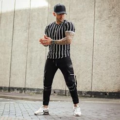 Tout neuf ✨ Tee 👕 Shirt Oversize A Rayures 13883 Noir de Frilivin 🔔 9 Tout neuf ✨ Tee 👕 Shirt Oversize A Rayures 13883 Noir de Frilivin 🔔 -Promos Frilivin Magasin frilivin 217059 FAB 13883 BLACK TPDT 20210426T135514 06