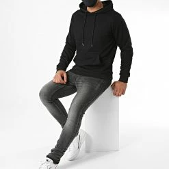 Meilleure affaire ⌛ Sweat Capuche BM1141 Noir de Frilivin ✔️ -Promos Frilivin Magasin frilivin 221583 BM1141 1 20200608T150737 03