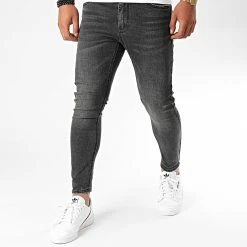 Promo 👏 Jean Super Skinny Fit VJ216 Noir de Frilivin 🤩