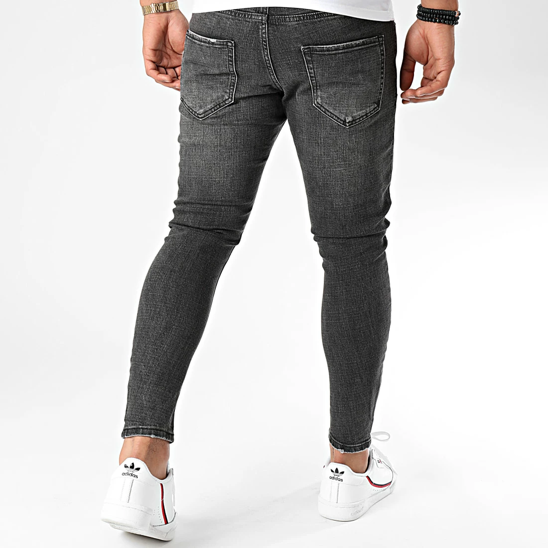 Promo 👏 Jean Super Skinny Fit VJ216 Noir de Frilivin 🤩 6 Promo 👏 Jean Super Skinny Fit VJ216 Noir de Frilivin 🤩 – Image 4