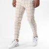 Meilleure affaire 😀 Pantalon A Carreaux 1719 Beige de Frilivin ❤️ -Promos Frilivin Magasin frilivin 226616 1719 BEIGE 20200728T134825 01