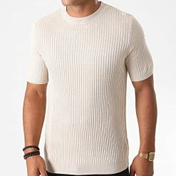 Top 10 🎁 Tee 👚 Shirt FA3001 Beige de Frilivin 🎉