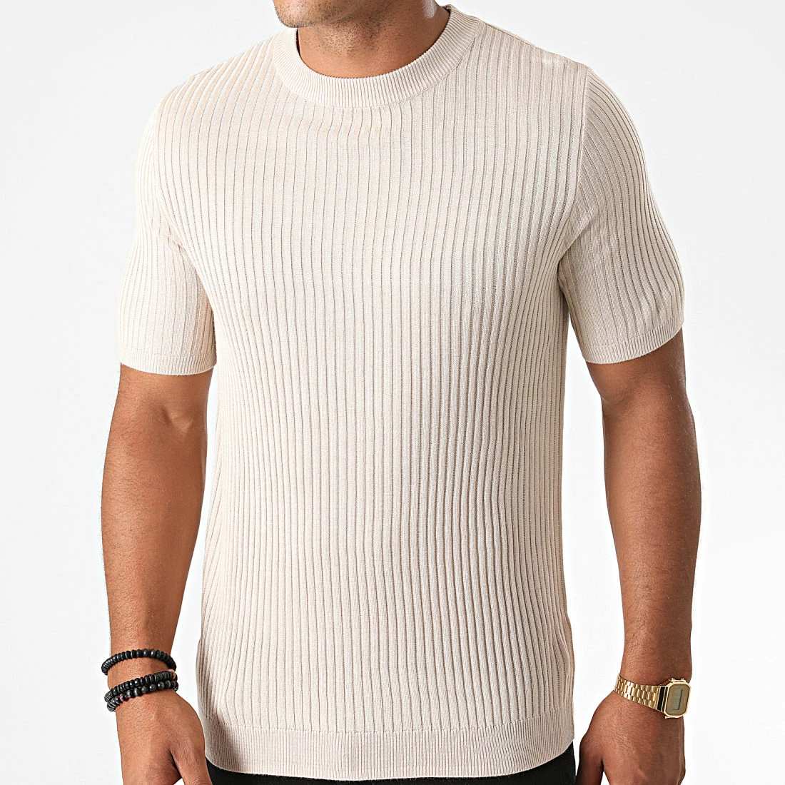 Top 10 🎁 Tee 👚 Shirt FA3001 Beige de Frilivin 🎉 3 Top 10 🎁 Tee 👚 Shirt FA3001 Beige de Frilivin 🎉