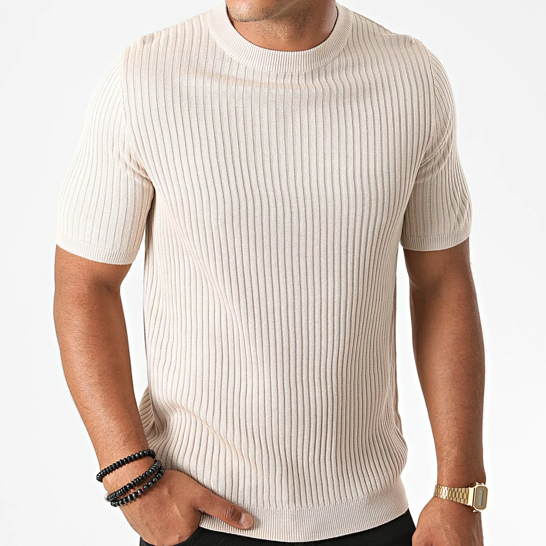 Top 10 🎁 Tee 👚 Shirt FA3001 Beige de Frilivin 🎉 6 Top 10 🎁 Tee 👚 Shirt FA3001 Beige de Frilivin 🎉 – Image 4