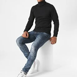 Coupon 🧨 Pull Col Roulé M-002 Bleu Marine de Frilivin ⭐ -Promos Frilivin Magasin frilivin 229317 M 002 20200826T134700 03