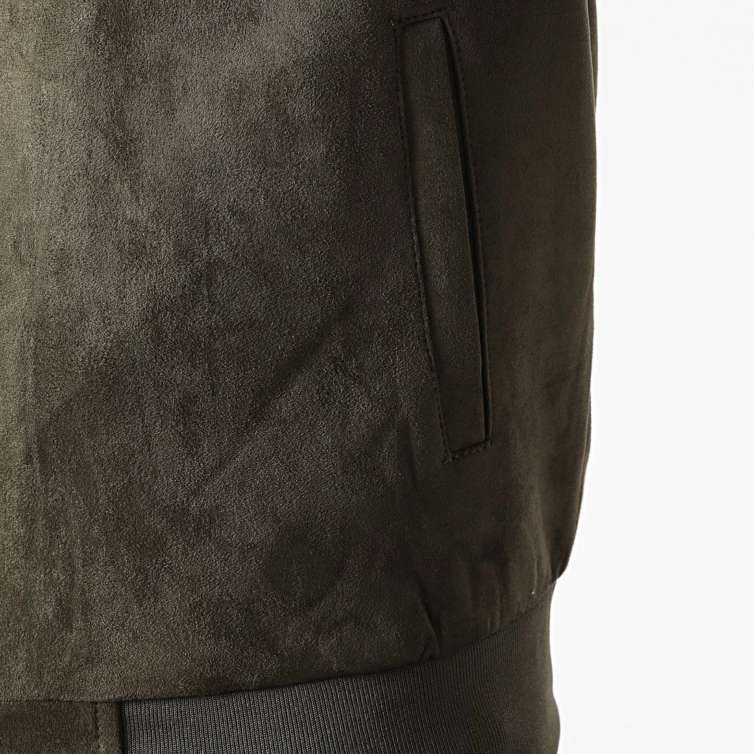 Nouveau 🔔 Bomber BB007 Vert Kaki de Frilivin ❤️ 6 Nouveau 🔔 Bomber BB007 Vert Kaki de Frilivin ❤️ – Image 4