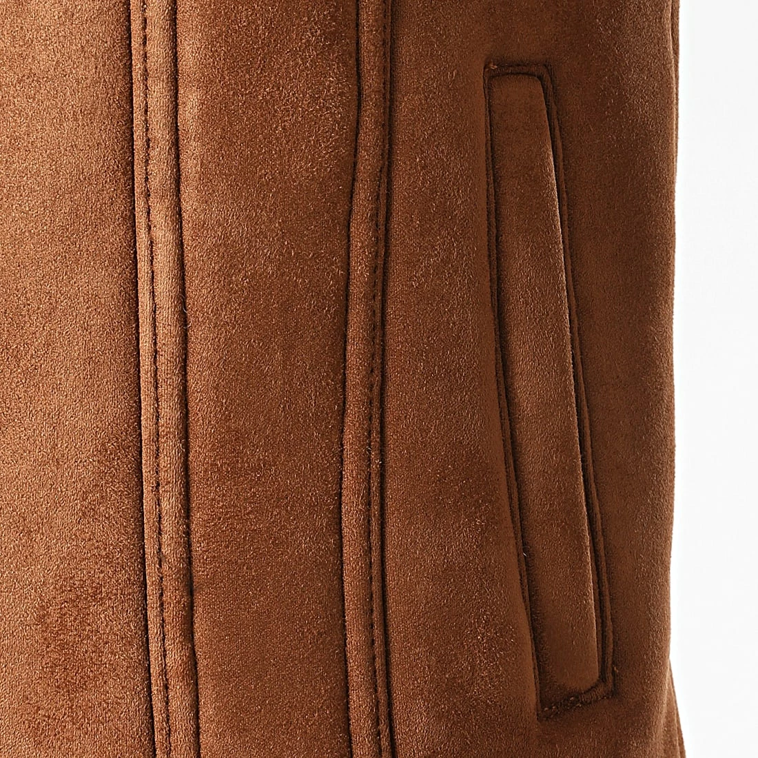 Remise 🔥 Veste Col Fourrure QQ515 Marron de Frilivin 🥰 6 Remise 🔥 Veste Col Fourrure QQ515 Marron de Frilivin 🥰 – Image 4