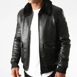 Promo 😉 Veste Col Mouton QQ606 Noir de Frilivin 👏 -Promos Frilivin Magasin frilivin 229531 QQ606 1 20200901T174822 03