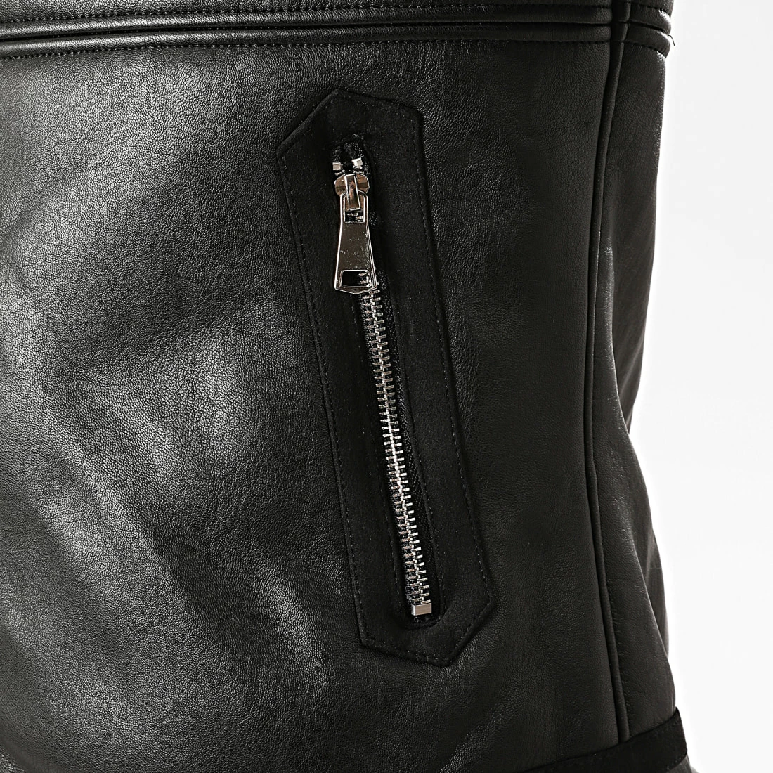 Coupon ⭐ Veste Bombardier Col Mouton QQ565 Noir de Frilivin 👏 6 Coupon ⭐ Veste Bombardier Col Mouton QQ565 Noir de Frilivin 👏 – Image 4