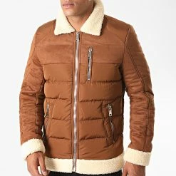 Vente flash 🛒 Veste Col Mouton AB6628 Marron de Frilivin 😍 -Promos Frilivin Magasin frilivin 229702 AB6628 10 20200828T152600 03