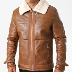 Tout neuf 😀 Veste Zippée Col Mouton QQ565 Marron de Frilivin 👏 -Promos Frilivin Magasin frilivin 229824 QQ565 10 20200828T145416 03