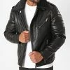 Promo 🎉 Veste Biker Col Fourrure QQ553 Noir de Frilivin 💯 -Promos Frilivin Magasin frilivin 229981 QQ553 1 BIS 20200827T141224 01