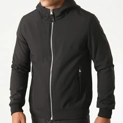 Nouveau 🧨 Veste Zippée Capuche DL035 Noir de Frilivin 🤩 -Promos Frilivin Magasin frilivin 230072 DL035 1 20200828T165259 03