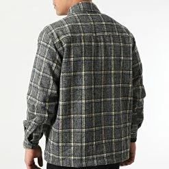 Top 10 😀 Surchemise A Carreaux BM1175 Gris Anthracite Jaune de Frilivin ⭐ -Promos Frilivin Magasin frilivin 245215 BM1175 4 20211118T114241 04