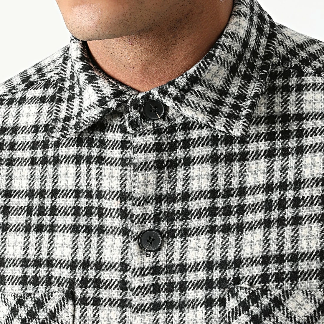 Top 10 😀 Surchemise A Carreaux BM1174 Noir Blanc de Frilivin 😀 4 Top 10 😀 Surchemise A Carreaux BM1174 Noir Blanc de Frilivin 😀 – Image 2