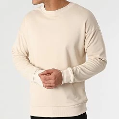De gros 👍 Sweat Crewneck BM1139 Beige de Frilivin 😀 -Promos Frilivin Magasin frilivin 245796 BM1139 5 20210104T160137 03