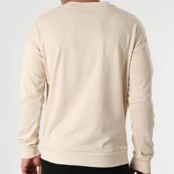 De gros 👍 Sweat Crewneck BM1139 Beige de Frilivin 😀 -Promos Frilivin Magasin frilivin 245796 BM1139 5 20210104T160138 04