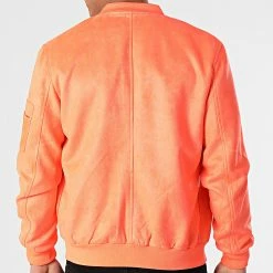 Coupon 🤩 Veste Bomber Suédine BB003 Orange de Frilivin 💯 -Promos Frilivin Magasin frilivin 245799 BB003 38 20210105T142502 04