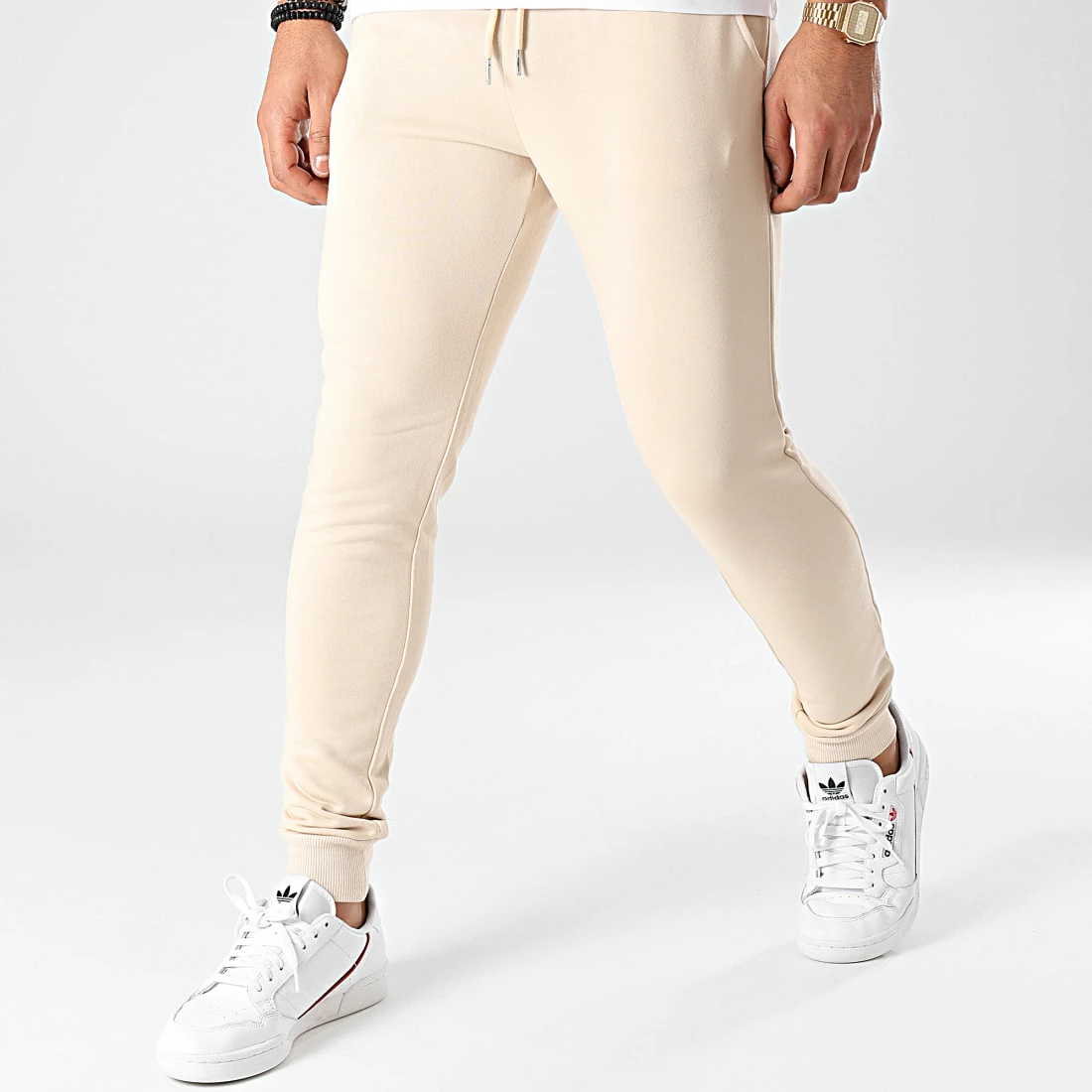 Budget 👏 Pantalon Jogging BM1169 Beige de Frilivin ✔️ 3 Budget 👏 Pantalon Jogging BM1169 Beige de Frilivin ✔️