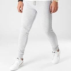 Meilleure affaire 💯 Pantalon Jogging BM1169 Gris Chiné de Frilivin 😀
